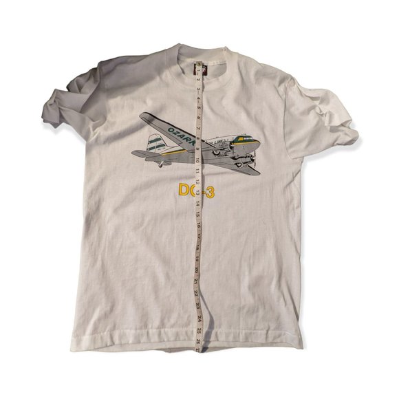 Vintage Ozark Airlines DC-03 Short Sleeve T-Shirt Size Large - Picture 6 of 10